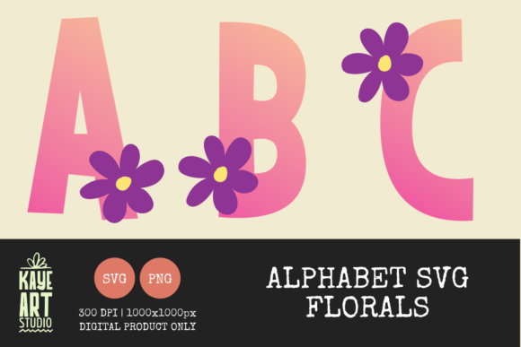 Alphabet – Floral Letters
