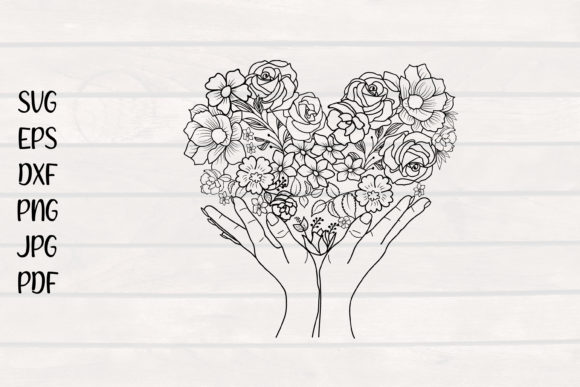Flower Heart on Hand
