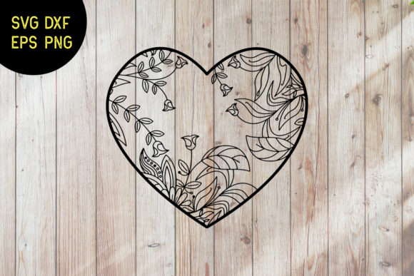 Heart Floral Mandala