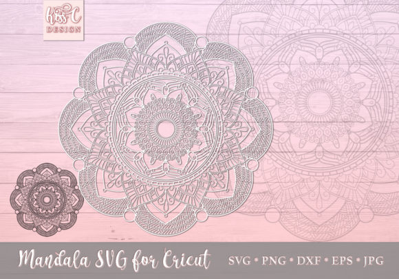 Mandala Floral Circle Zentangle