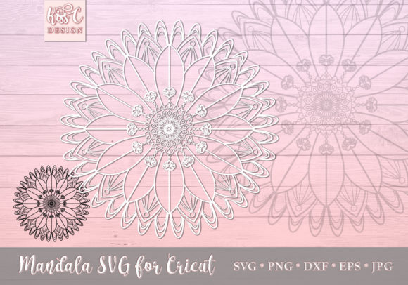 Mandala Hearty Sunflower Floral