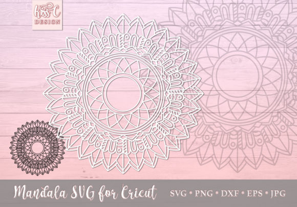 Mandala Sun Flower Ornament