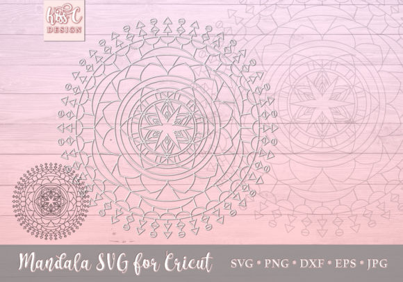 Mandala Sun Ray Circular Flower