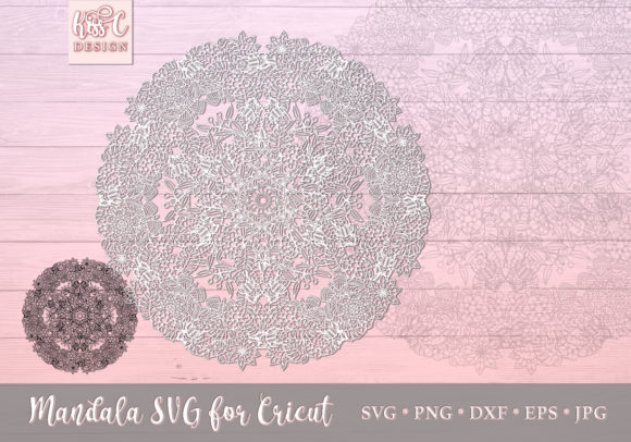 Mandala Tropical Flower Circle