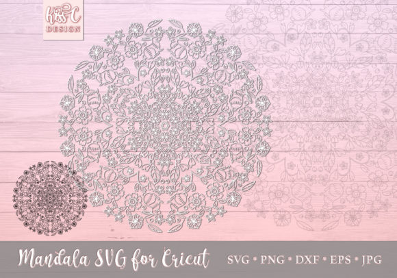 Mandala Wild Rabbit Floral Zentangle
