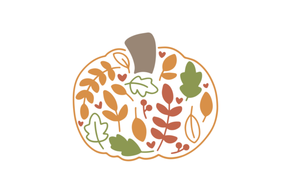 Pumpkin and Floral Elements