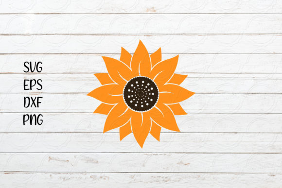 Sunflower SVG Design, Floral Design